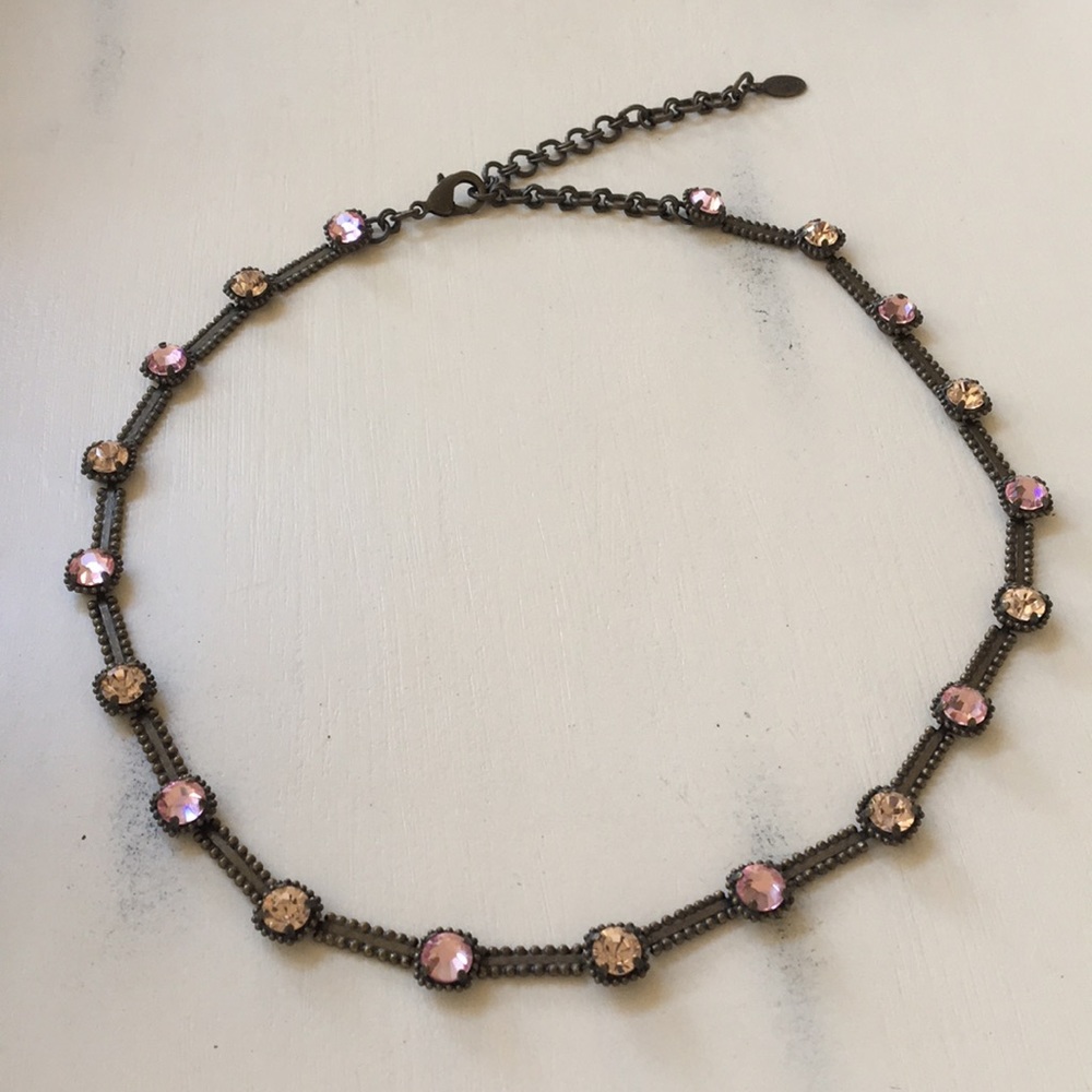 Sorrelli Orange and Pink Necklace